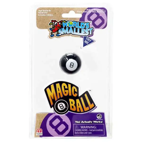 World's Smallest Magic 8 Ball Toy