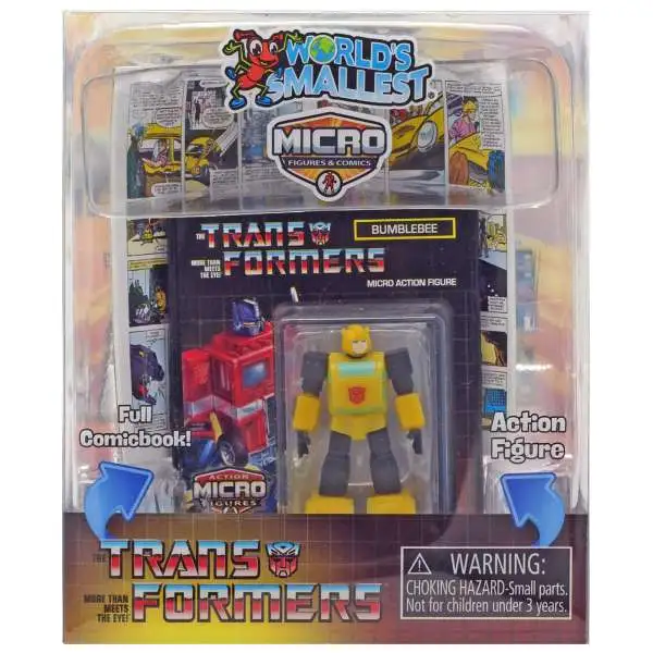 World's Smallest Transformers Bumblebee Micro Figure & Comic