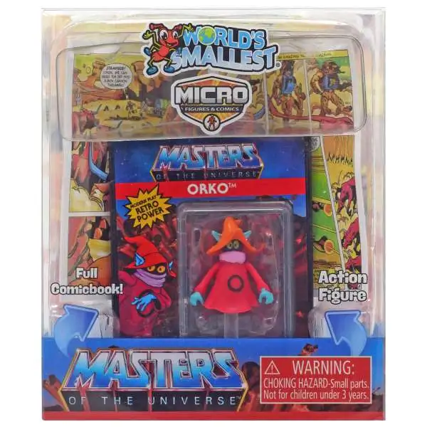 World's Smallest Masters of the Universe Orko Micro Figure & Comic