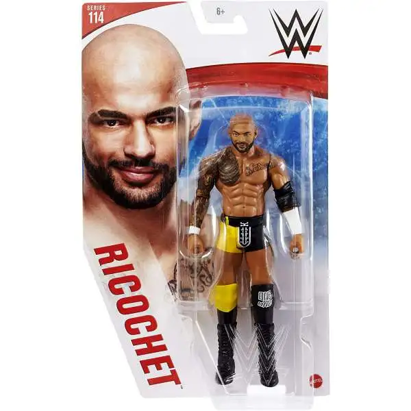 WWE Wrestling Series 114 Ricochet Action Figure [Yellow & Black Gear, Chase Version]