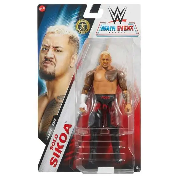 WWE Wrestling Main Event Series 151 Solo Sikoa Action Figure