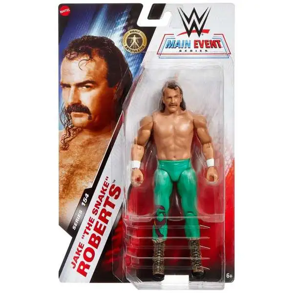 WWE Wrestling Main Event Series 154 Jake "The Snake" Roberts Action Figure