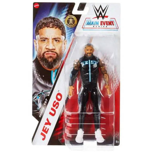 WWE Jimmy Uso The Rock Roman Reigns Main Event 3 Pack Mattel Series Wrestling Action Figure Giocattoli