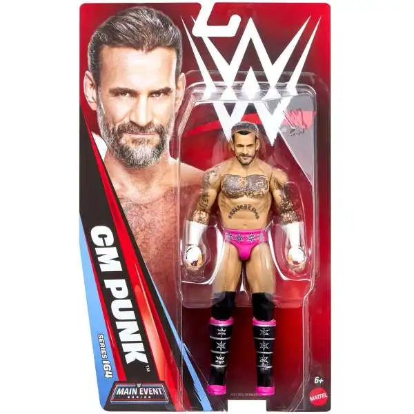 WWE Wrestling Main Event Series 164 CM Punk Action Figure