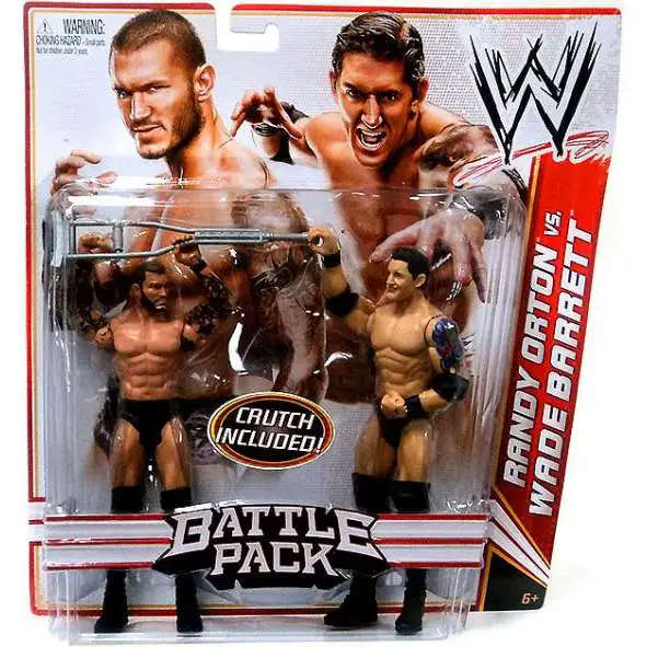 WWE Wrestling Battle Pack Series 18 Randy Orton vs. Wade Barrett Action Figure 2-Pack [Crutch]