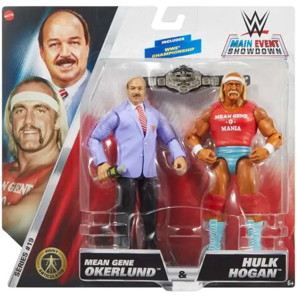 WWE Wrestling Main Event Showdown Series 19 Hulk Hogan Mean Gene