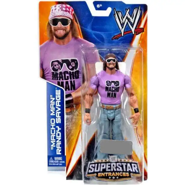 WWE Wrestling Superstar Entrances Macho Man Randy Savage Exclusive Action Figure [Damaged Package]