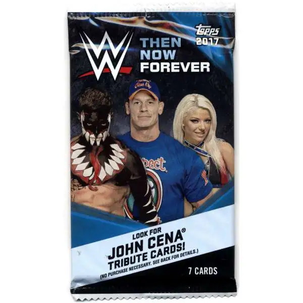 WWE Wrestling Topps 2017 Then Now Forever Trading Card Pack [7 Cards]