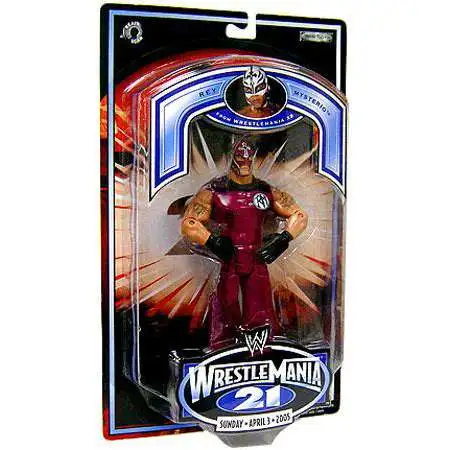 WWE Wrestling WrestleMania 21 Series 1 Rey Mysterio Exclusive Action Figure