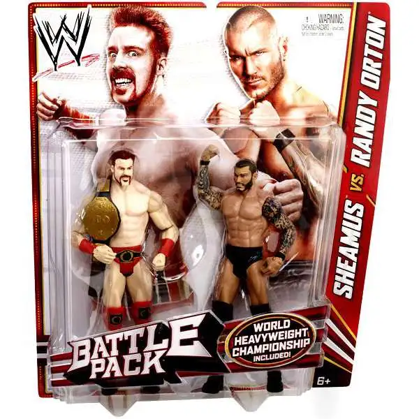WWE Wrestling Battle Pack Series 21 Sheamus vs. Randy Orton Action Figure 2-Pack [World Heavyweight Chamoionship]