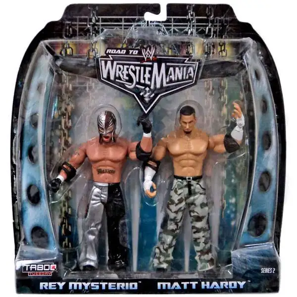 WWE Wrestling Road to WrestleMania 22 Series 2 Rey Mysterio & Matt Hardy Action Figure 2-Pack