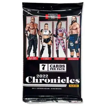 WWE Wrestling 2022 Panini Chronicles Trading Card BLASTER Pack [7 Cards]