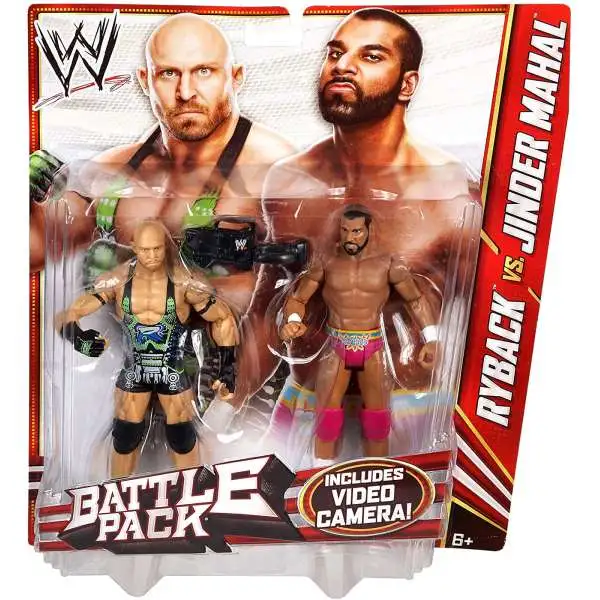 WWE Wrestling Battle Pack Series 22 Ryback vs. Jinder Mahal Action Figure 2-Pack [Video Camera]