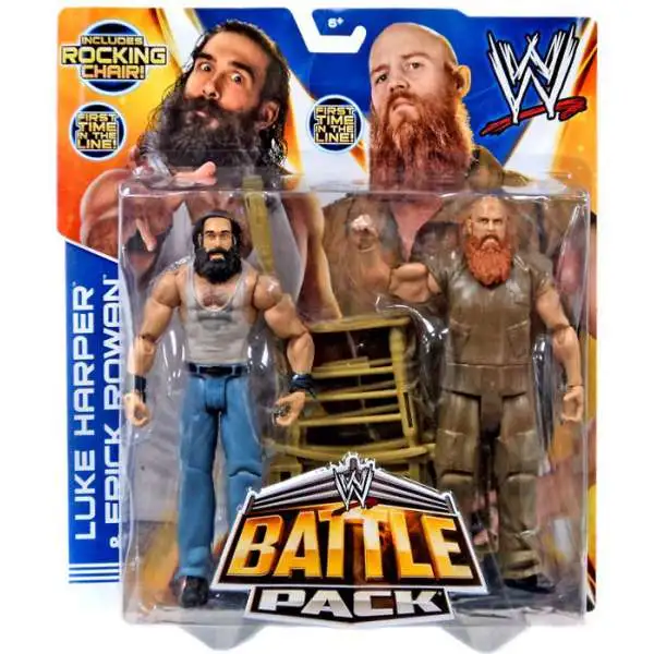 WWE Wrestling Battle Pack Series 28 Luke Harper & Erick Rowan Action Figure 2-Pack [Rocking Chair]