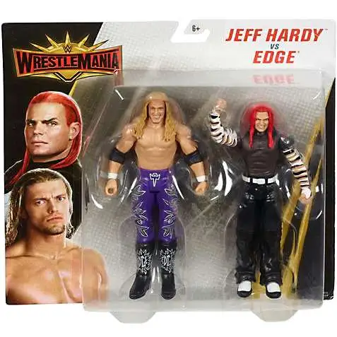 WWE WRESTLEMANIA JEFF HARDY VS bordo BATTLE PACK action figure 