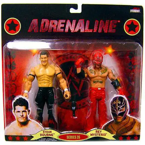 WWE Wrestling Adrenaline Series 35 Evan Bourne Rey Mysterio Action ...