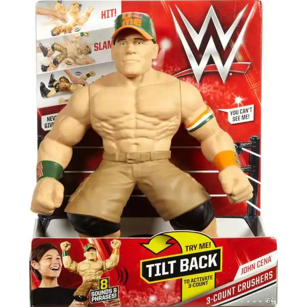 WWE Wrestling 3-Count Crushers John Cena Action Figure