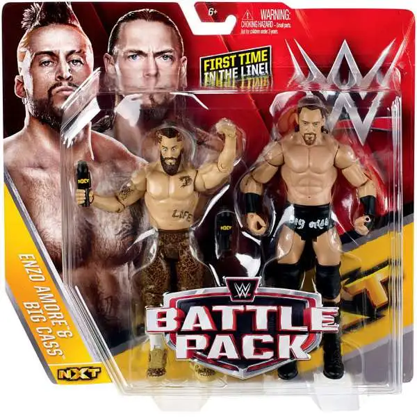 WWE Wrestling Battle Pack Series 40 Enzo Amore & Big Cass Action Figure 2-Pack