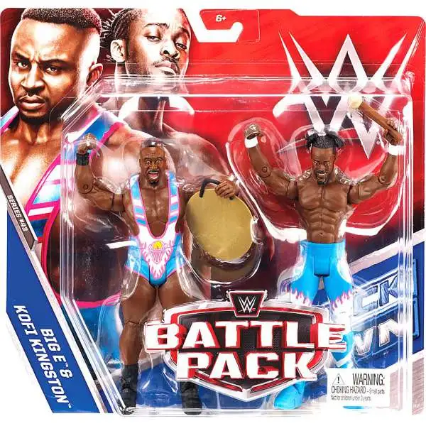WWE Wrestling Battle Pack Series 43 Big E & Kofi Kingston (New Day) Action Figure 2-Pack