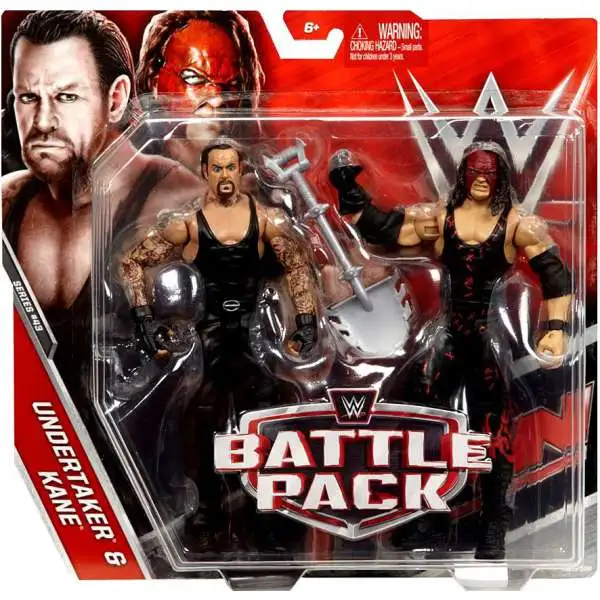 WWE Wrestling Battle Pack Series 43 Undertaker & Kane Action Figure 2-Pack [Damaged Package]