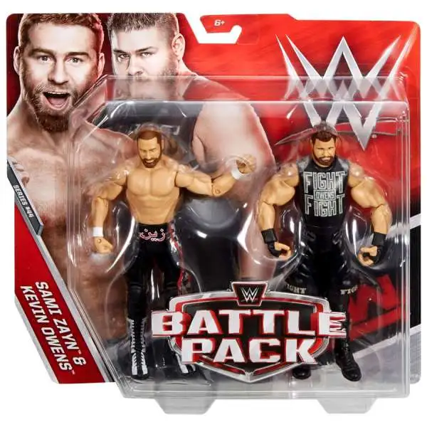 WWE Wrestling Battle Pack Series 44 Sami Zayn & Kevin Owens Action Figure 2-Pack [Damaged Package]