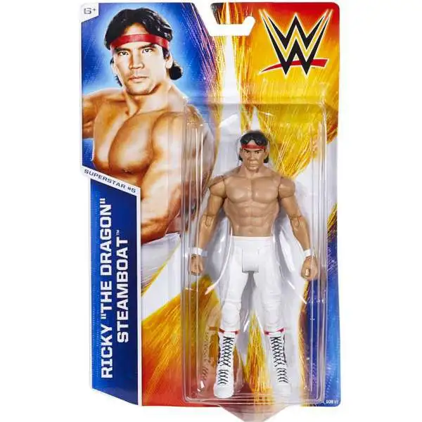 WWE Wrestling Series 45 Ricky The Dragon Steamboat Action Figure #5