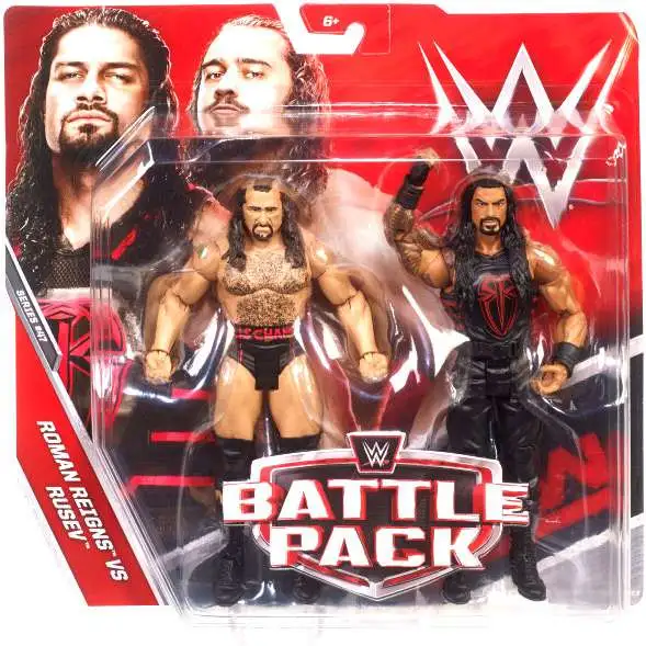 Action Figure WWE Mattel 2 Pack: AJ Styles E Roman Reigns | Serie 45 Wrestlemania