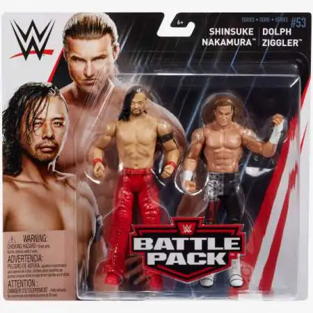 WWE Wrestling Battle Pack Series 53 Shinsuke Nakamura & Dolph Ziggler Action Figure 2-Pack