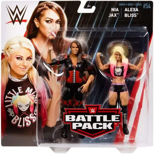 WWE Wrestling Battle Pack Series 54 Alexa Bliss & Nia Jax Action Figure 2-Pack