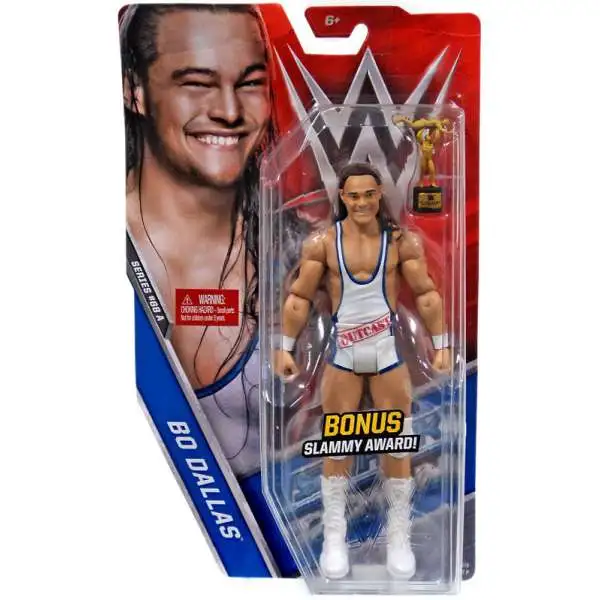 WWE Wrestling Series 68 Bo Dallas Action Figure [Bonus Slammy Award, Damaged Package]