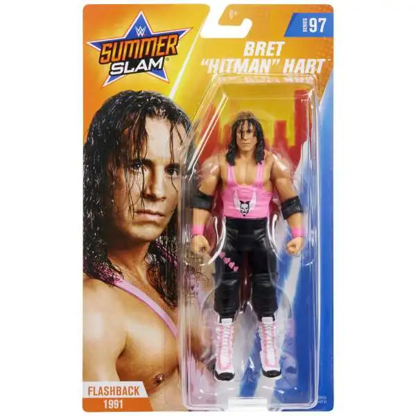WWE Wrestling Series 97 Bret Hart Action Figure