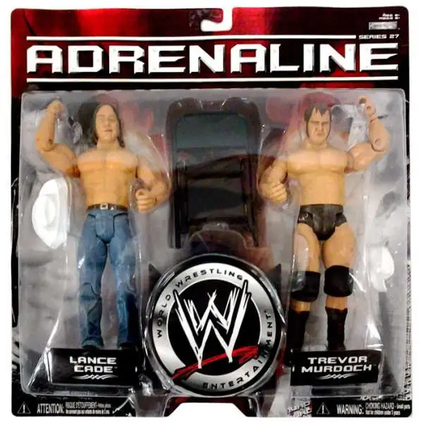 WWE Wrestling Adrenaline Series 27 Lance Cade & Trevor Murdoch Action Figure 2-Pack