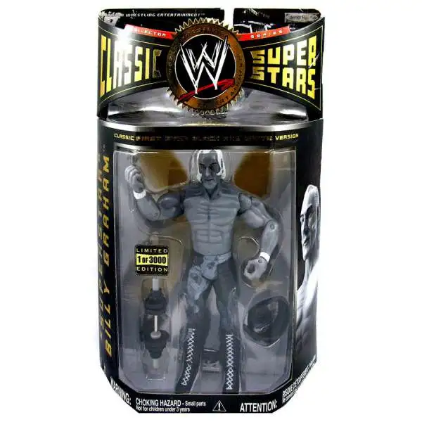 WWE Wrestling Classic Superstars Superstar Billy Graham Exclusive Action Figure [Black & White]