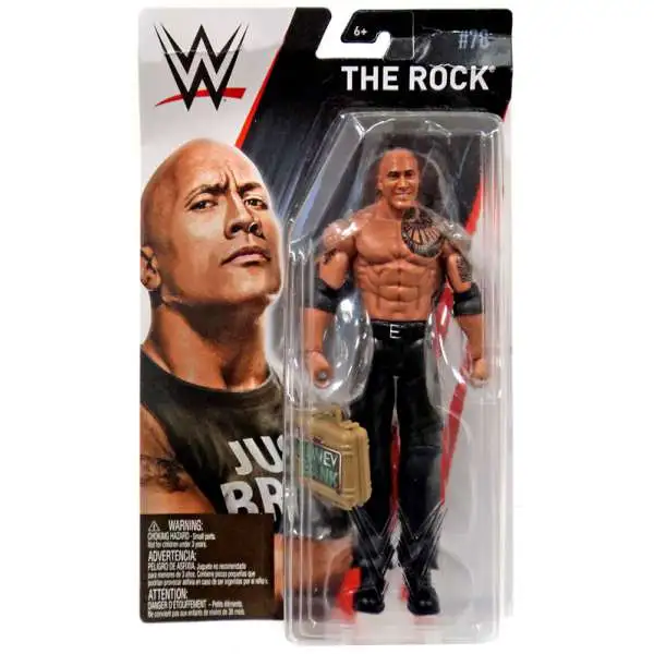 WWE Wrestling Series 78 The Rock Action Figure [Money in the Bank Briefcase]