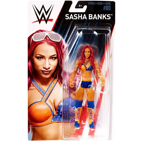 WWE Wrestling Series 80 Sasha Banks Action Figure