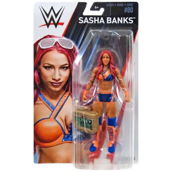 WWE Wrestling Series 80 Sasha Banks Action Figure [Money in the Bank Briefcase]