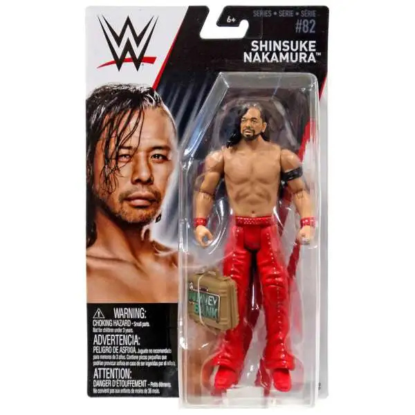 WWE Wrestling Series 82 Shinsuke Nakamura Action Figure [Money in the Bank, Damaged Package]