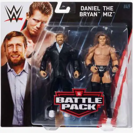 WWE Wrestling Battle Pack Series 49 Daniel Bryan & The Miz Action Figure 2-Pack [Damaged Package]