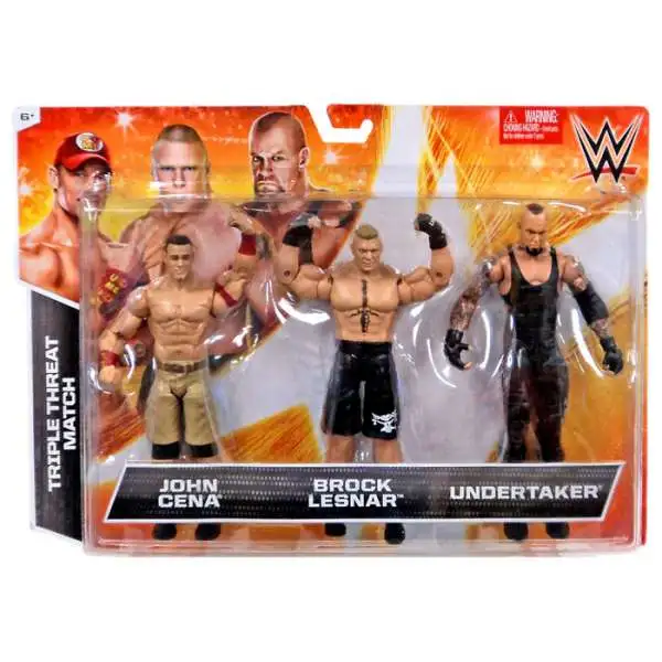 WWE Wrestling John Cena, Brock Lesnar Undertaker Exclusive Action