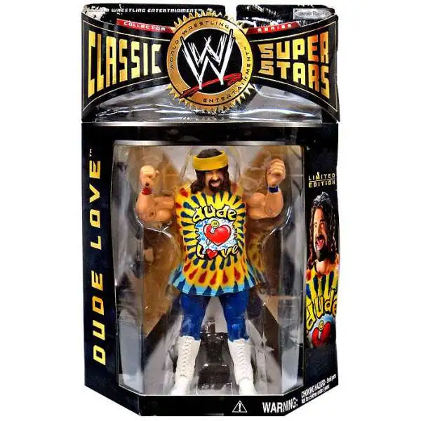 WWE Wrestling Classic Superstars Series 2 Dude Love Action Figure [Multicolored Wristband Variant]