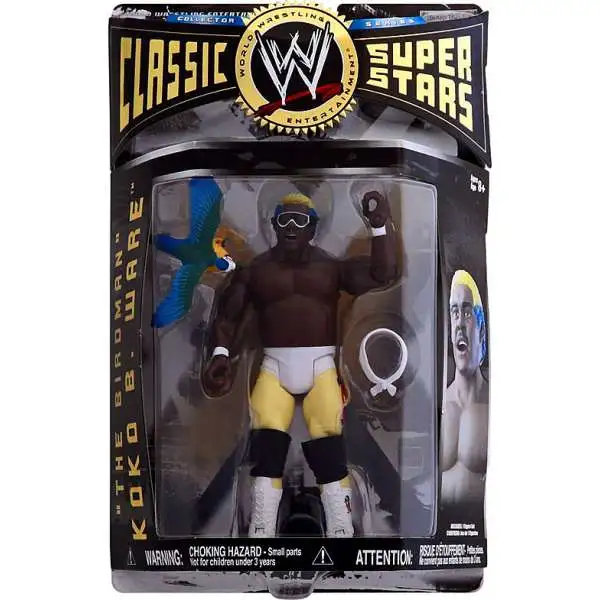 WWE Wrestling Classic Superstars Series 6 The Birdman Koko B. Ware