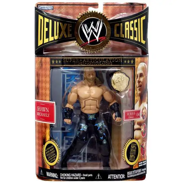 WWE Wrestling Deluxe Classic Superstars Series 4 Shawn Michaels Exclusive Action Figure