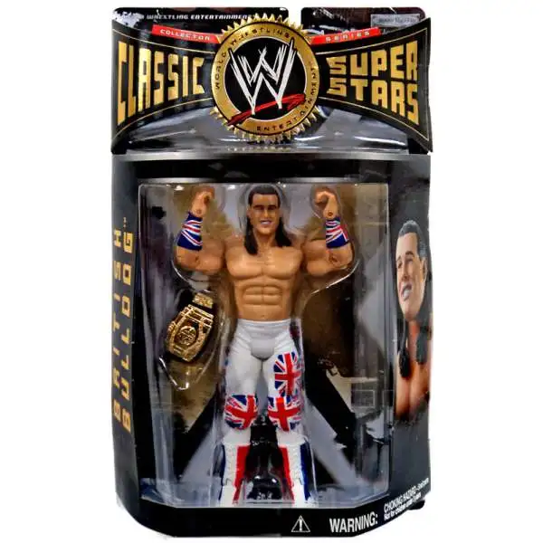 WWE Wrestling Classic Superstars Series 7 British Bulldog Action Figure [Loose]