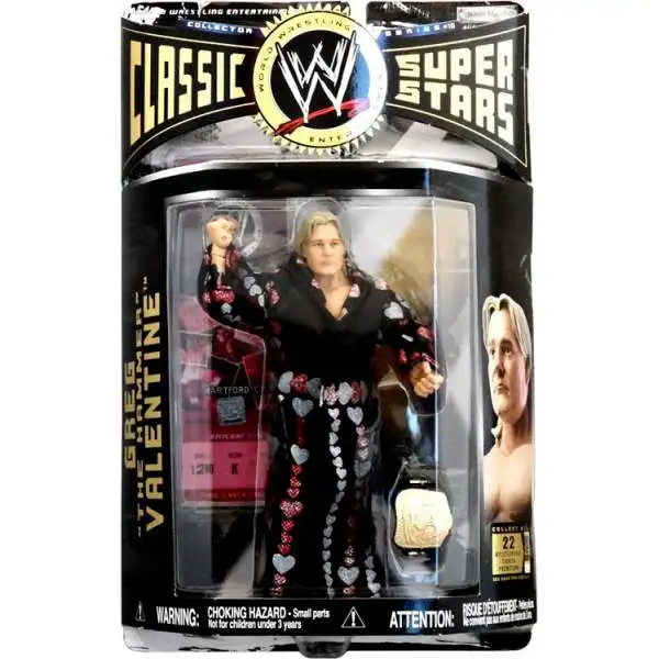 WWE Wrestling Classic Superstars Series 10 Greg The Hammer Valentine Action Figure