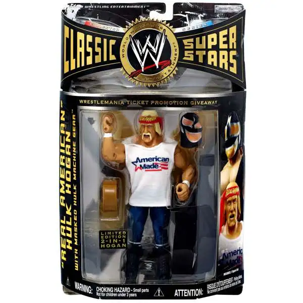 WWE Wrestling Classic Superstars Exclusives American Made Hulk Hogan Exclusive Action Figure