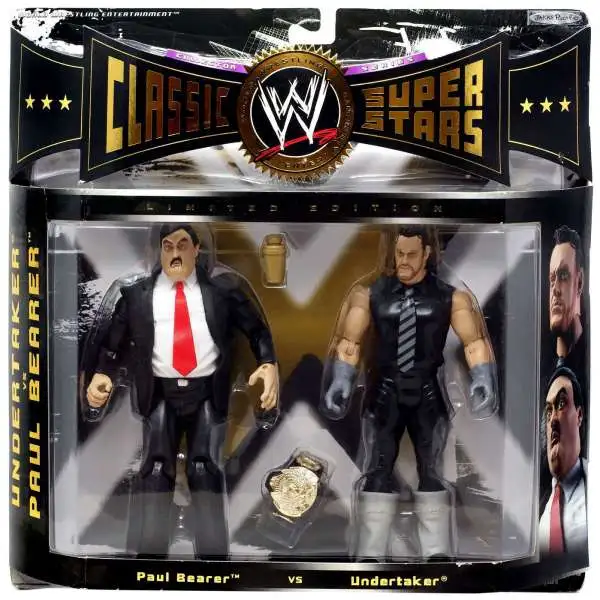 WWE Wrestling Classic Superstars Undertaker & Paul Bearer Exclusive Action Figure 2-Pack