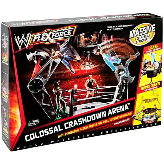 WWE Wrestling FlexForce Colossal Crashdown Arena Action Figure Playset