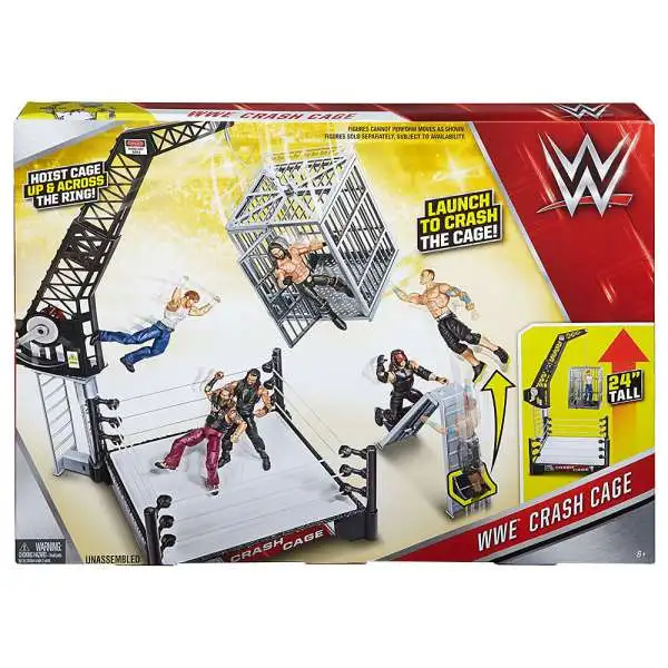 WWE Wrestling Crash Cage Playset [Damaged Package]