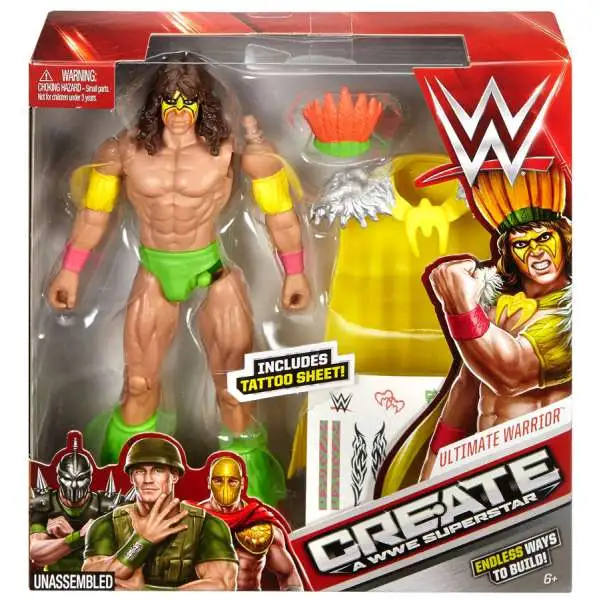 WWE Wrestling Create A WWE Superstar Ultimate Warrior Action Figure