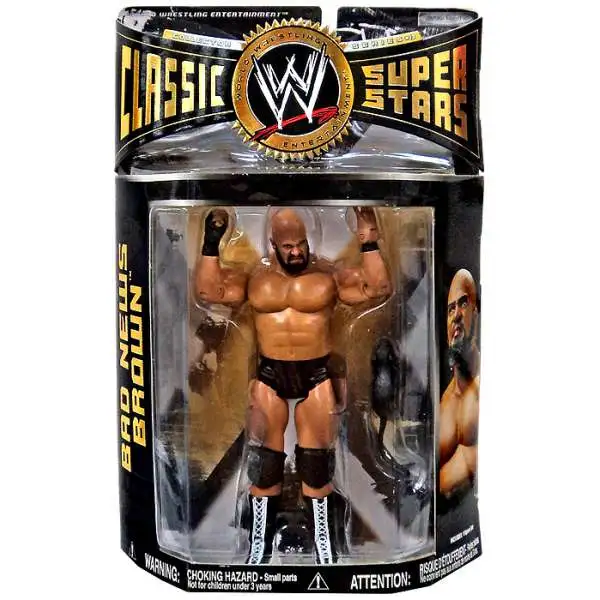 WWE Wrestling Classic Superstars Series 13 Bad News Brown Action Figure